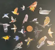 Pkg of 125 Fussy Cut Small Birds for Paper Crafters Junk Journals Mixed Media