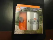 OZARK TRAIL STAINLESS STEEL FLASK WITH FUNNEL! e1319DXX