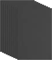 uxcell Black Non Adhesive EVA Foam Sheet 12 x 8 Inch 2mm Thick EVA Felt, 10 Pcs