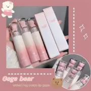 Bear Matte Lip Glaze Long-lasting Velvet Silky Lip Gloss Peach Chestnut Sexy Lip
