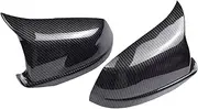 Replacement Covers For 5 Series F10 F11 2010-2013 Rearview Mirror Cover Side Wing Protect Frame Covers Carbon Fiber Style Trim Shell (Color : Carbon pattern)