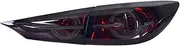 Car headlights, Tail Light Assembly Compatible For Mazda 3 Axela 2014-2018 Mazda3 LED Running Light LED Sequential Turn Signal LED Brake Light(Sedan-red)