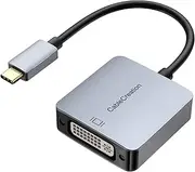 USB C to DVI Adapter 1080P, CableCreation USB Type C to DVI Cable Adapter, Compatible with MacBook Pro 2020 2019, iPad Pro 2020/2018, Surface Book 2, XPS 15 13, GalaxyS22 S20 S10