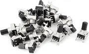Aexit 20Pcs (Potentiometer) 6mm Shaft 50K Ohm Terminals Variable Single Linear Rotary (89ry64qf25) Taper Potentiometers