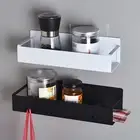 Magnetic Snack Shelf Kitchen Storage Solution Spice Rack with Hooks