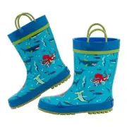 Stephen Joseph Shark Rain Boots Size 13 Toddler NEW