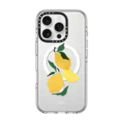 iPhone 16 Pro Clear Case MagSafe Compatible Composition Citrons by Sacrée Frangine