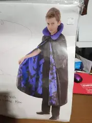 Bat Lining Blue Cape Child Costume by Underwraps 26270