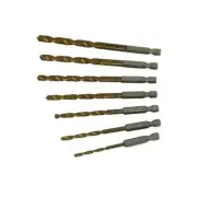 GA261500 Silverline Hex Shank Drill Bit Set 7pce 3 - 6.5mm