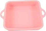 KOCKSHION Cake Mold Cheesecake Muffin Pan Cheesecake Pan Oven Bread Casserole Bread Tin Pastry Toaster Baking Rack Nonstick Baking Mold Cookware Machine Pie Maker Pie Tins Silica Gel Pink