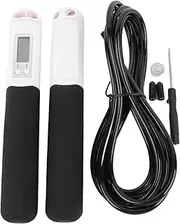 Countable Universal Jump Rope Weighted Burning Fat Fast Losing Weight for Fitness and Training Black Thickened Durable