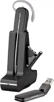 Plantronics Savi W445-M Wireless Computer Headset DECT 6.0, Black 203949-01 New