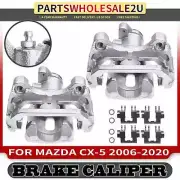 2x Rear Left & Right Disc Brake Calipers w/ Bracket for Mazda CX-5 2016-2023 (for: Mazda)