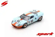 SG817 Spark: 1/43 Ford GT40 #65 3rd 1000Km Nürburgring 1968 J. Ickx - P. Hawkins