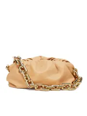 Bottega Veneta Chain Pouch in Almond