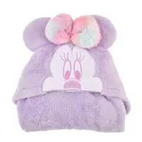在飛比找蝦皮購物優惠-日本購回Disney 米妮連帽造型絨毛毛毯披風推車蓋毯