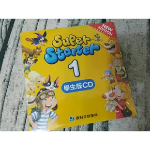 全新未拆膜 康軒 Super Starter 1 2 閩南語1 2 Wonder World 1 學生版CD 課本電子書