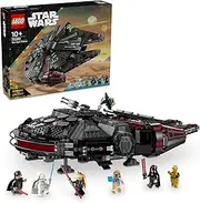 LEGO Star Wars The Dark Falcon Model Kit, Vehicle Building Set for 10 Plus Year Old Boys, Girls & Fans, Kids Toy with 6 Minifigures, Accessories Including Lightsabers and Starship 75389