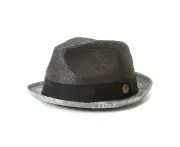Goorin Bros. Mens Beach Club Fedora Trilby Hawaiian Hawaii - Black