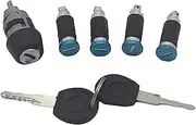 Szwaldaper Door Lock Barrel Set, for VW, Transporter CARAVELLE T4 1990-2003 Car Ignition Switch Lock