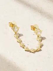 [Anita Ko] Anita Ko - Tulip 18-karat Gold Diamond Single Earring - One size One size Gold