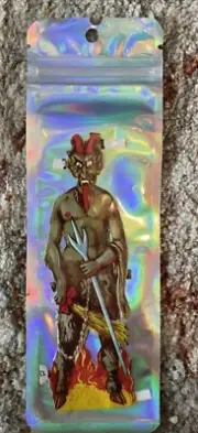 Vintage Halloween Devil with Pitchfork Die Cut Large 2x6”in Germany 1930’ NOS