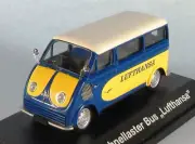 SCHUCO DKW Schnellaster Bus Lufthansa (Blue) 1/43 Scale Diecast Model RARE!