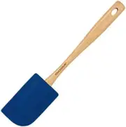 Silicone Spatula with Beechwood Handle, Large, Blue