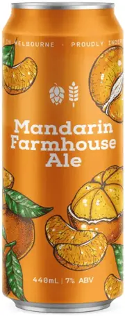 Fury and Son Brewing Mandarin Farmhouse Ale 440ml