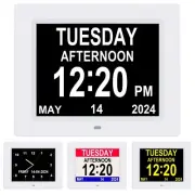 Dementia Clocks for Seniors-Alzheimers Clock with Date and Day of Week for El...