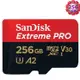 SanDisk 256GB 256G microSD【200MB/s Extreme Pro】microSDXC micro SD SDXC 4K U3 A2 V30手機記憶卡