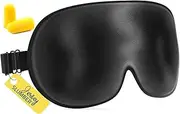 Jersey Slumber 100% Silk Sleep Mask For A Full Night's Sleep | Comfortable & Super Soft Eye Mask With Adjustable Strap | Works With Every Nap Position | Ultimate Sleeping Aid / Blindfold, Blocks Light