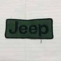 在飛比找蝦皮購物優惠-JEEP Hijau 綠色方形吉普刺繡補丁