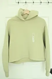 Uniqlo Brand New Women's Ultra Stretch Dry Sweat Pullover Hoodie Green XS NWT