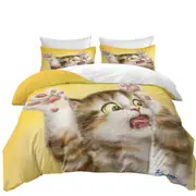 Funny Cats for Kids the Panic Attack Kitty Quilt Cover
