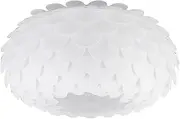 MFMEXUL Pendant Lamp Shade for Hanging Ceiling Light Or Floor Lamp, White Pendant Lighting Fixture for Bar, Dining Room, Kitchen, as described, 38cm