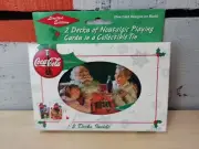 Collectible Tin Playing Cards Coca-Cola Christmas