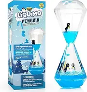 Yoya Toys Liquimo Penguin - Liquid Motion Bubbler for Kids and Adults - Penguin Theme - Satisfying Sensory Toys for Stress and Anxiety Relief - Fidget Toy Can Be Used as a Colorful Kitchen Timer