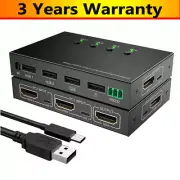 KC-401CR HDMI KVM Switch 18Gbps HDMI 4 PORTS KVM Switcher/IR/RS232 KC-KVM401CR