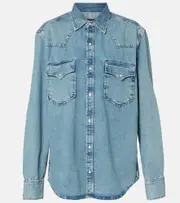 [AG Jeans] AG Jeans Cassis denim shirt AU 12 blue