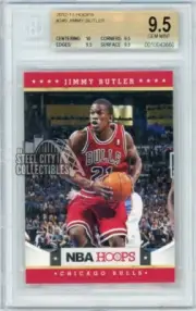 Jimmy Butler 2012-13 Panini Hoops Basketball Rookie Card RC BGS 9.5