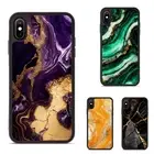 Anti scratch Case Natural Marble Texture For iPhone XS 11 12 13 14 15 16 Pro Max