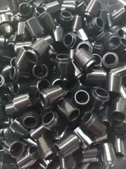 24X NEW PREM GOLF FERRULES .370 BLACK "COLLARED" IRON FERRULES .370 .63" .550OD