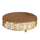 Gold Wedding Dessert Tray Cake Stand Candy Display Plate for Wedding Holiday Cak