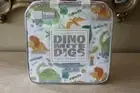 DINO MITE DIGS DINOSAUR TWIN SHEET SET - GREEN/BLUE/ORANGE/GRAY - NEW 3PC