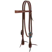 Weaver Leather Weaver ProTack Flower Slim Browband Headstall