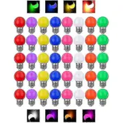 Colored Light Bulbs 3w E27 Decorative Light Ac220v-240v Edition 0620