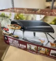 Member's Mark 12" Portable Gas Pizza Oven, Black, New , With Pizza Stone!