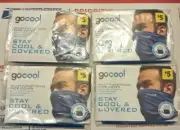 Go Cool Multi-Functional Cooling Face Cover Headband Neck Gaiter Sun 4 PACK UE15
