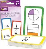 Fractions, Decimals & Percents Flash Cards (EP62098)